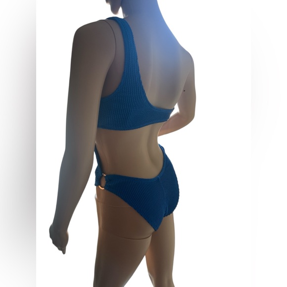 Blue One Strap Bathing Suit S NWT - Picture 4 of 5